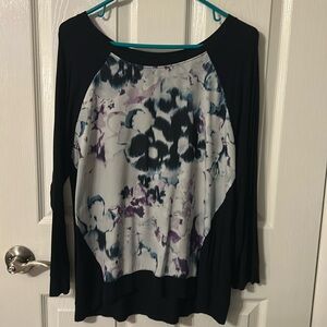 Banana Republic sweatshirt style print top